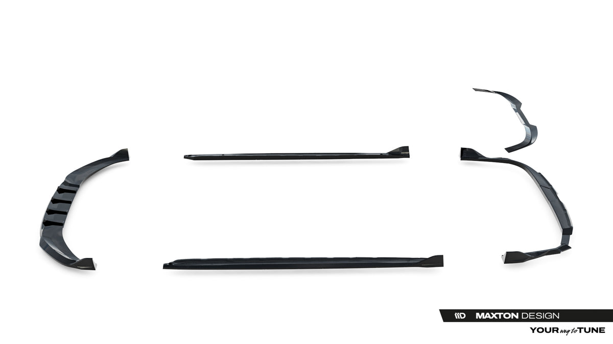 Frontspoiler Lippe, Seitenschweller, Heckdiffusor V.2 Audi A6 S-Line Avant C9