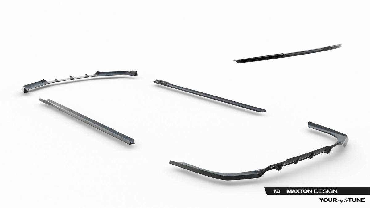 Frontspoiler Lippe, Seitenschweller, Heckdiffusor V.2 BMW 740D / 740I M-PACK G70