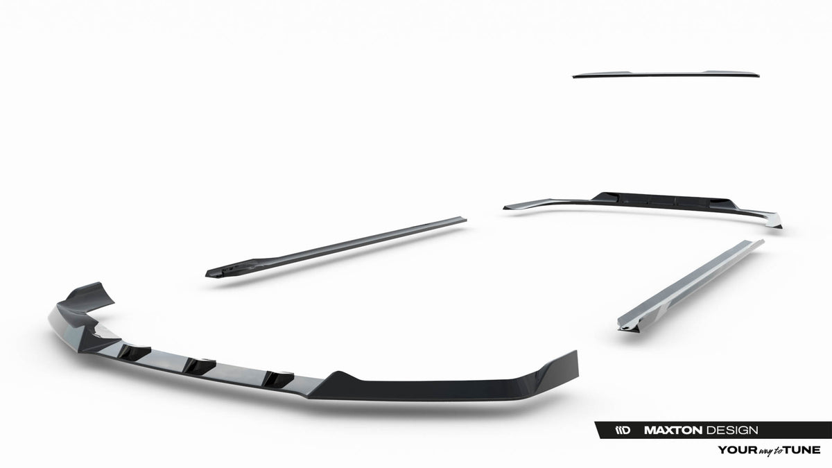 Frontspoiler Lippe, Seitenschweller, Heckdiffusor V.2 BMW 740D / 740I M-PACK G70