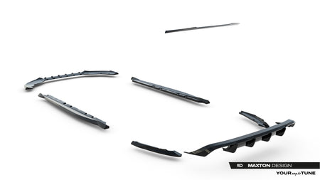 Frontspoiler Lippe, Seitenschweller, Heckdiffusor V.2 Cupra Leon ST MK1 Facelift