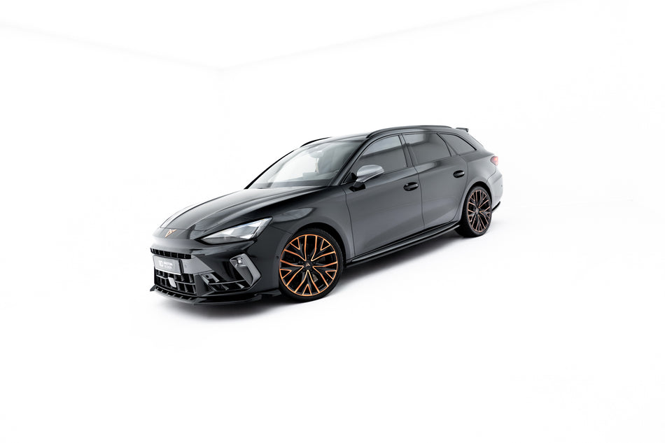 Frontspoiler Lippe, Seitenschweller, Heckdiffusor V.2 Cupra Leon ST MK1 Facelift