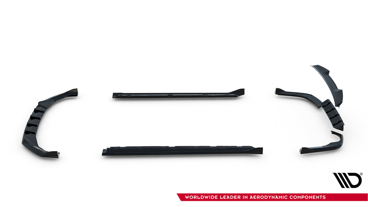 Frontspoiler Lippe, Seitenschweller, Heckdiffusor V.2 Skoda Superb Sedan MK4
