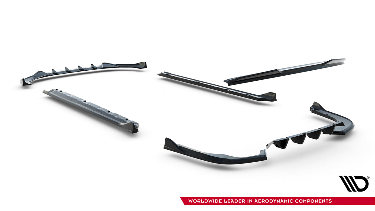 Frontspoiler Lippe, Seitenschweller, Heckdiffusor V.2 Skoda Superb Sedan MK4