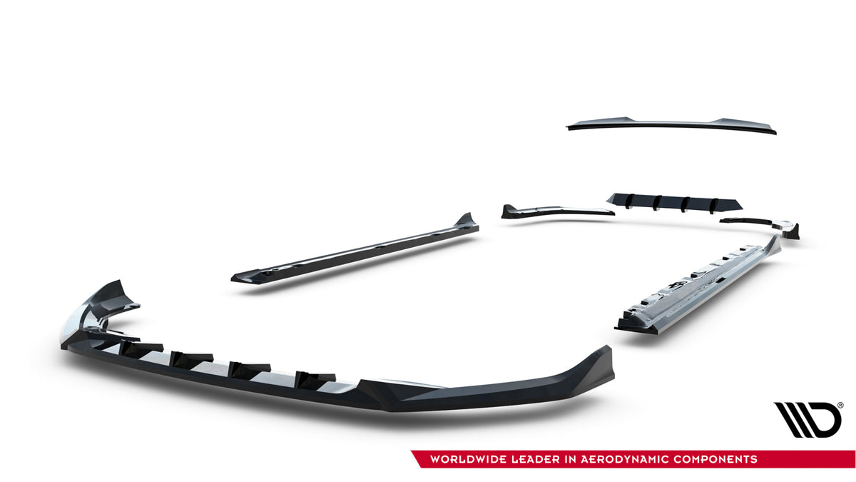 Frontspoiler Lippe, Seitenschweller, Heckdiffusor V.2 Skoda Superb Sedan MK4