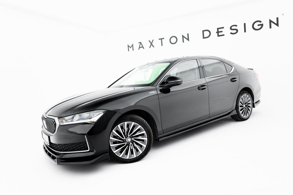 Frontspoiler Lippe, Seitenschweller, Heckdiffusor V.2 Skoda Superb Sedan MK4