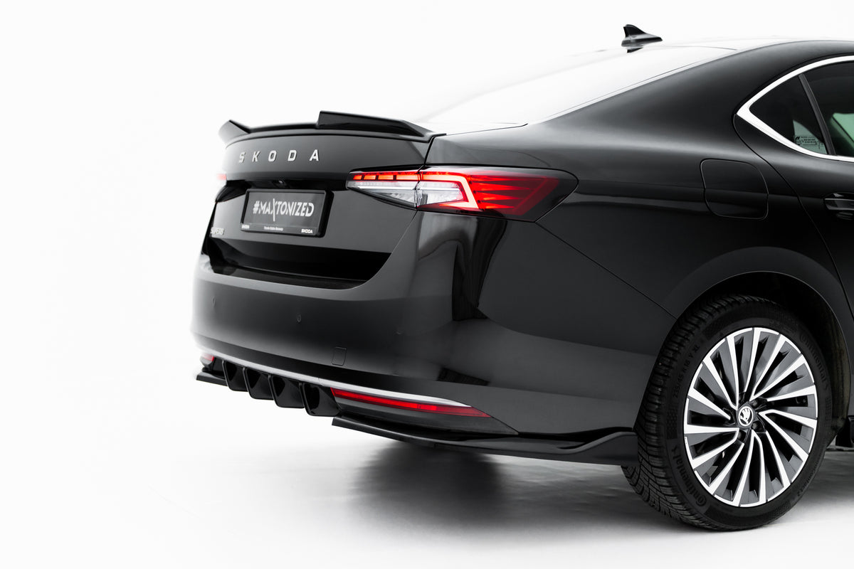 Frontspoiler Lippe, Seitenschweller, Heckdiffusor V.2 Skoda Superb Sedan MK4