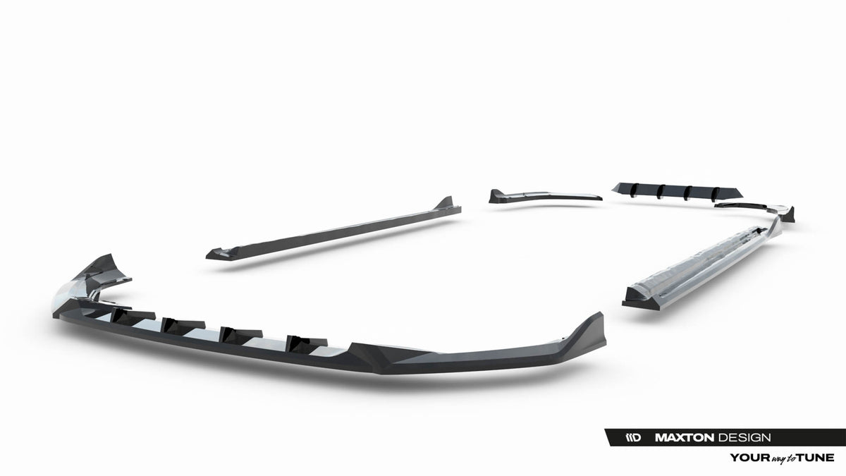Frontspoiler Lippe, Seitenschweller, Heckdiffusor V.2 Skoda Superb Sportline MK4