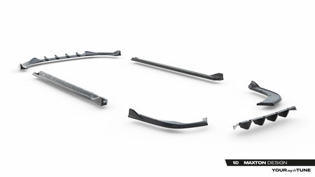 Frontspoiler Lippe, Seitenschweller, Heckdiffusor V.2 Skoda Superb Sportline MK4