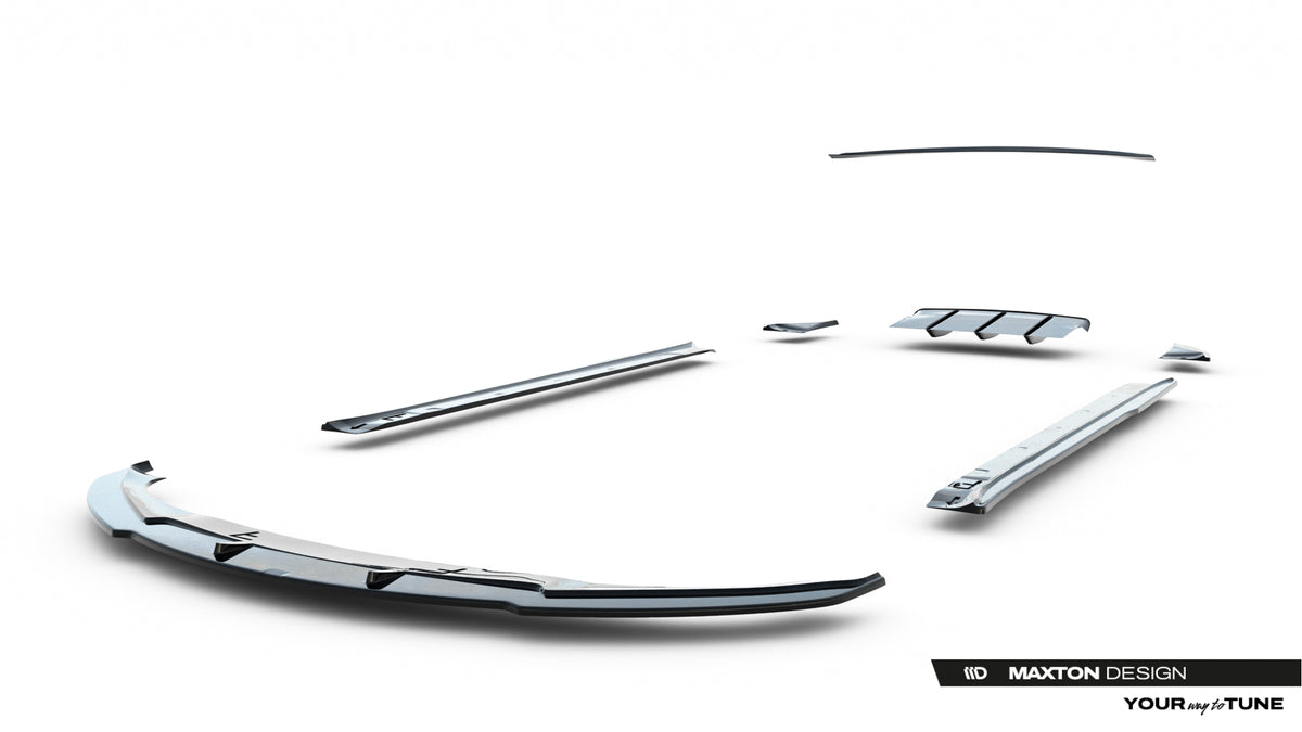 Frontspoiler Lippe, Seitenschweller, Heckdiffusor V.2 Tesla Model S MK1