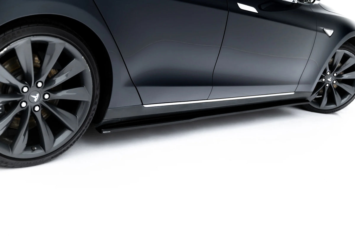 Frontspoiler Lippe, Seitenschweller, Heckdiffusor V.2 Tesla Model S MK1