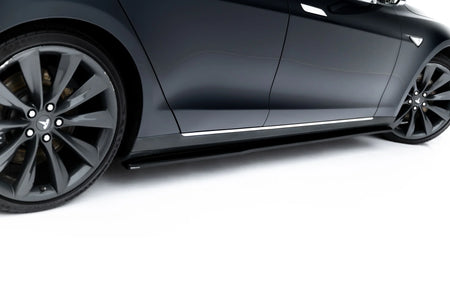 Frontspoiler Lippe, Seitenschweller, Heckdiffusor V.2 Tesla Model S MK1