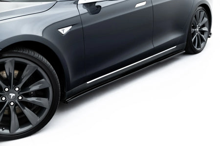 Frontspoiler Lippe, Seitenschweller, Heckdiffusor V.2 Tesla Model S MK1