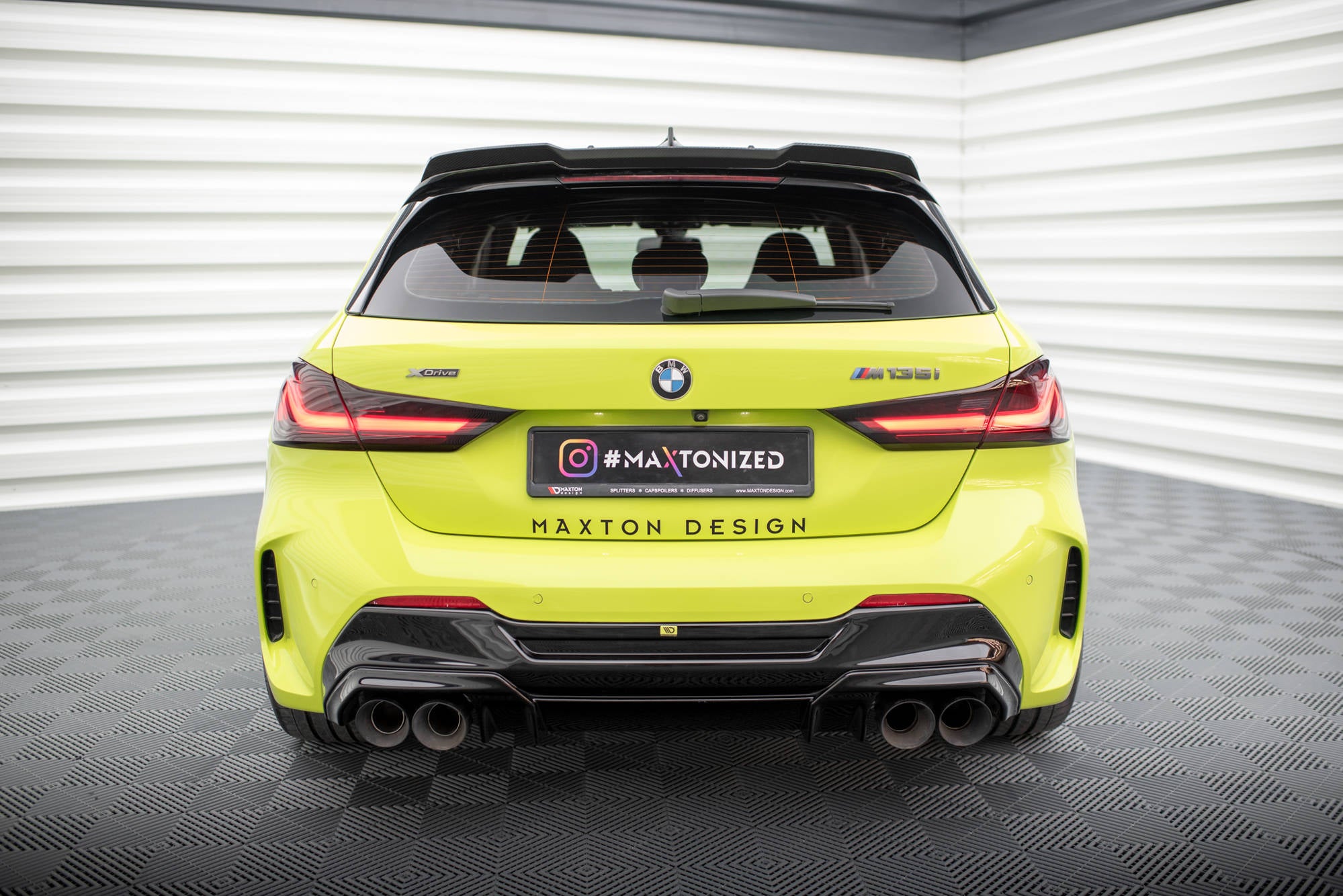 Frontspoiler Lippe, Seitenschweller und Heckdiffusor BMW M135i F40