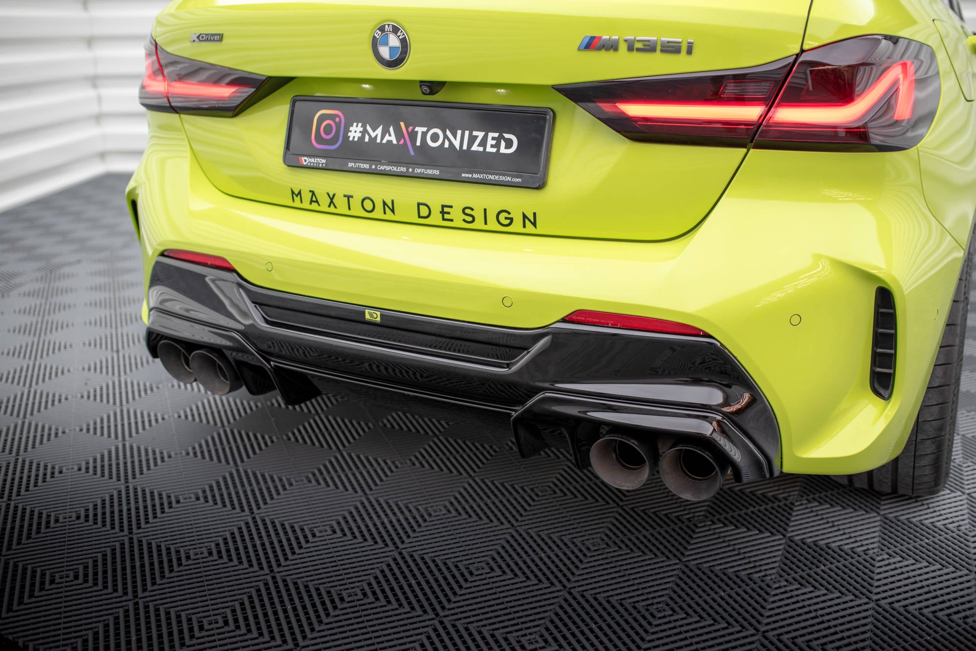 Frontspoiler Lippe, Seitenschweller und Heckdiffusor BMW M135i F40