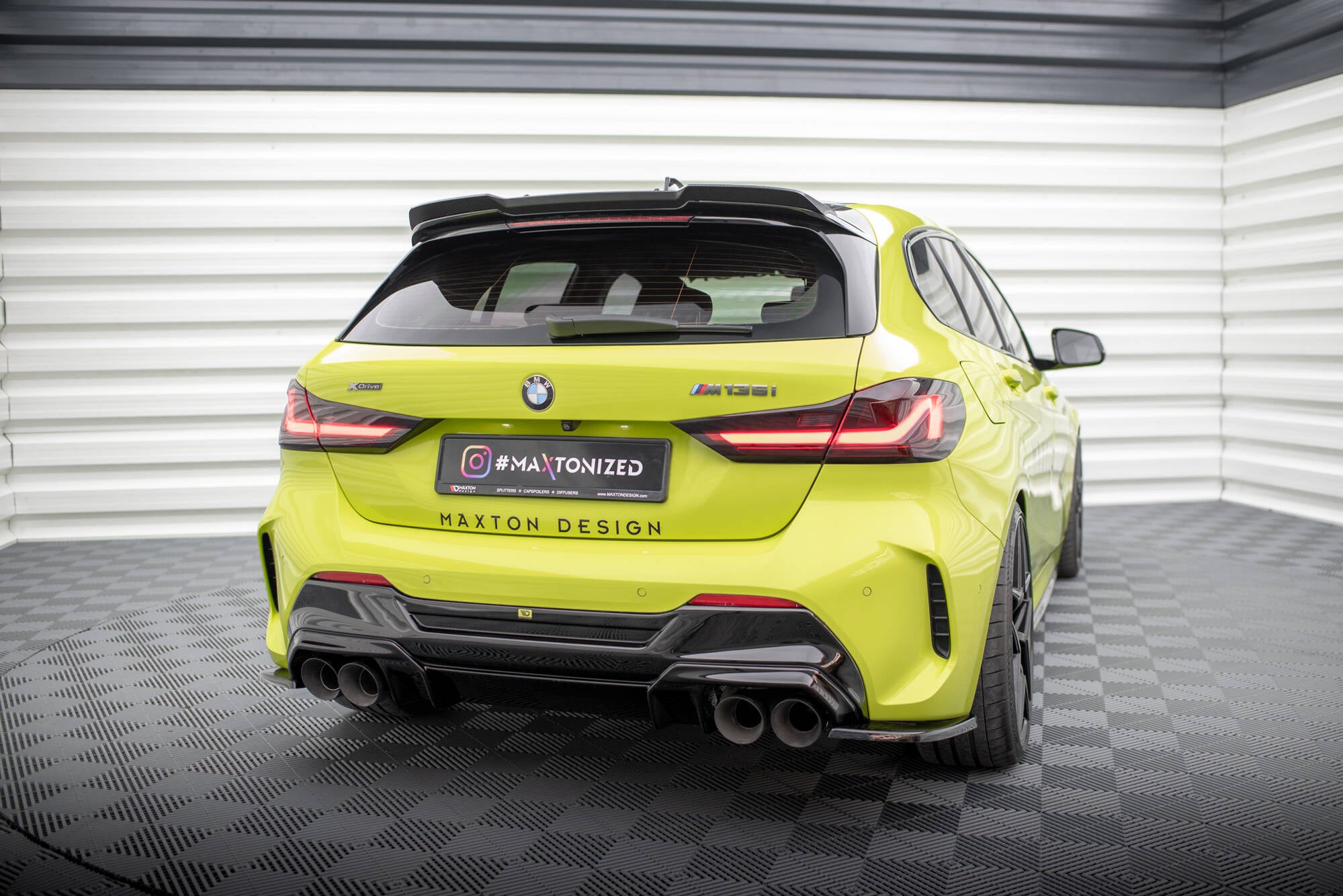 Frontspoiler Lippe, Seitenschweller und Heckdiffusor BMW M135i F40