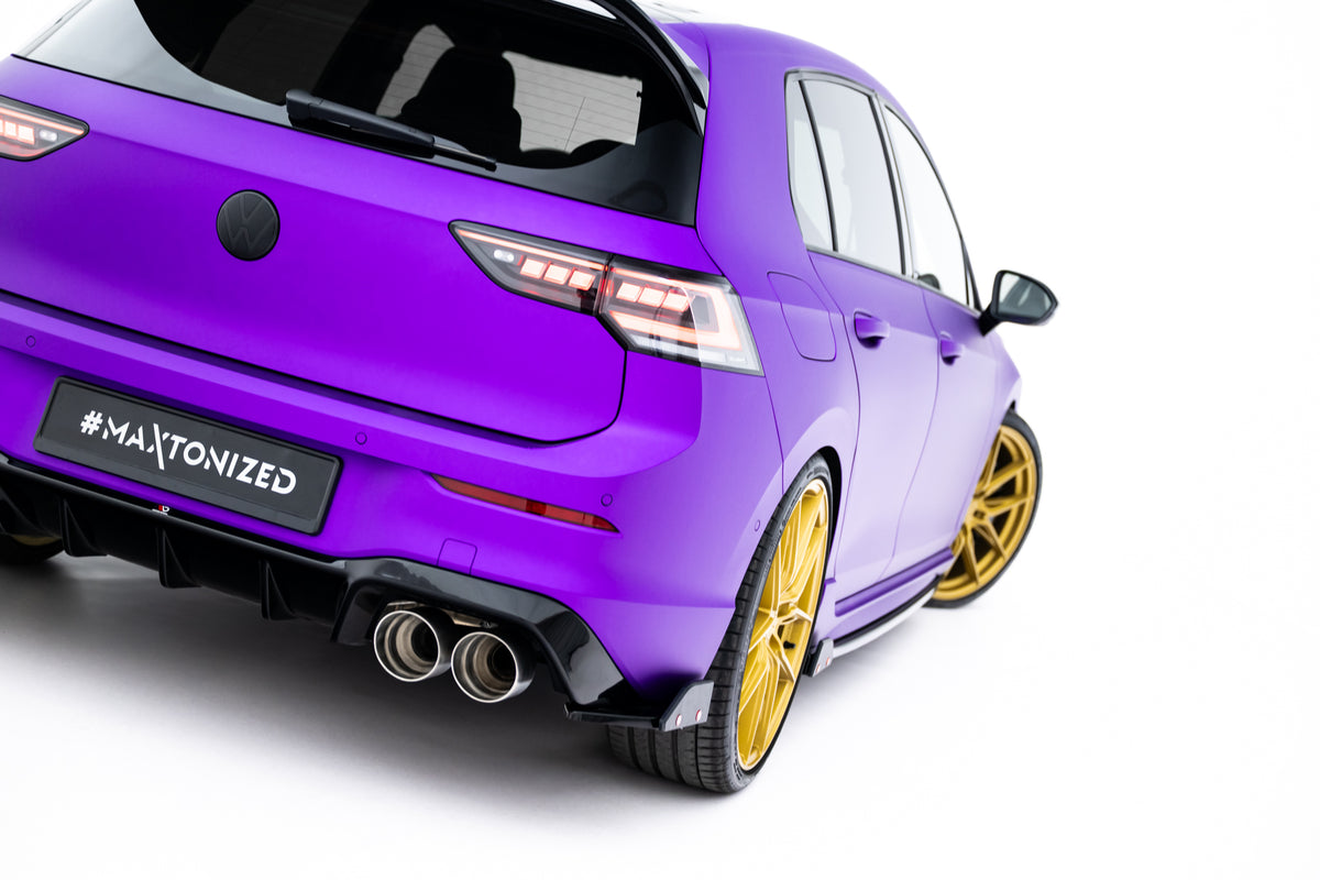 Frontspoiler Lippe, Seitenschweller, Heckdiffusor V.3 Volkswagen Golf R Hatchback MK8 Facelift