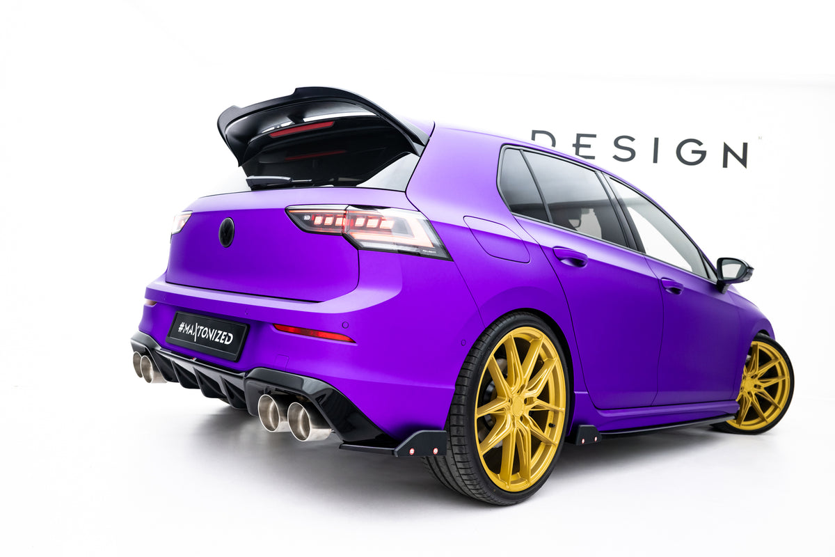 Frontspoiler Lippe, Seitenschweller, Heckdiffusor V.3 Volkswagen Golf R Hatchback MK8 Facelift