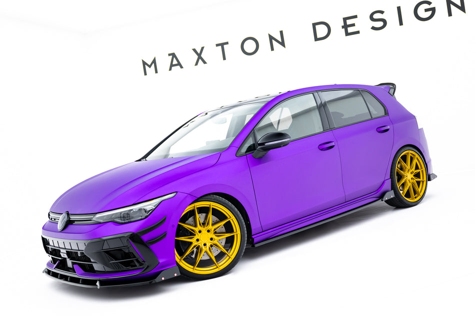 Frontspoiler Lippe, Seitenschweller, Heckdiffusor V.3 Volkswagen Golf R Hatchback MK8 Facelift