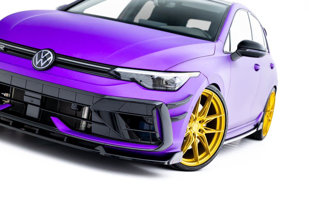 Frontspoiler Lippe, Seitenschweller, Heckdiffusor V.3 Volkswagen Golf R Hatchback MK8 Facelift