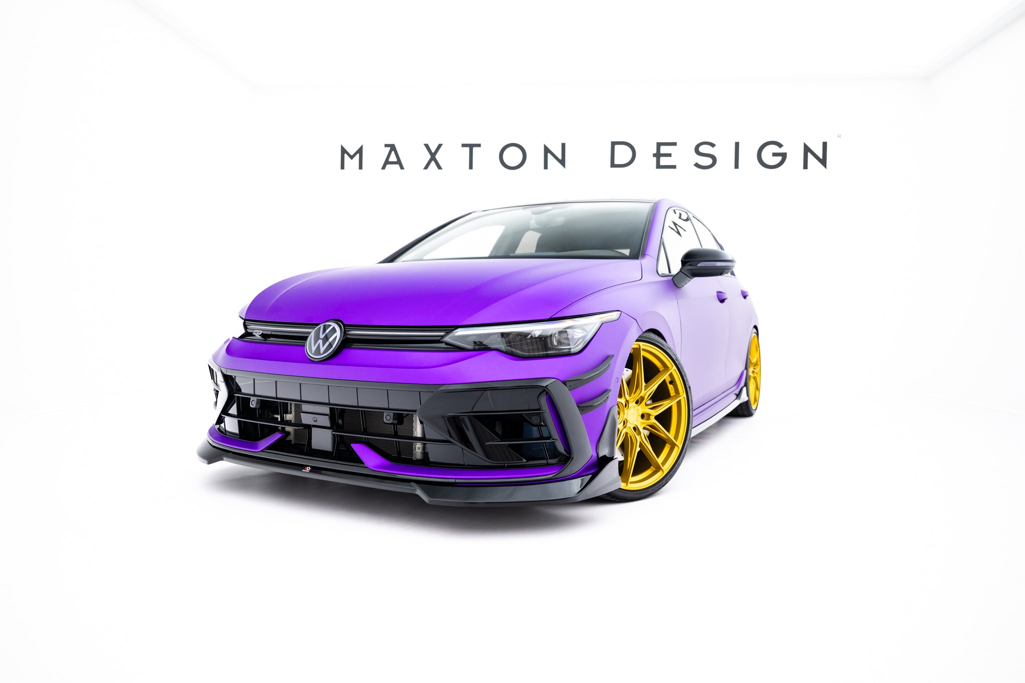 Frontspoiler Lippe, Seitenschweller, Heckdiffusor V.6 Volkswagen Golf R Hatchback MK8 Facelift