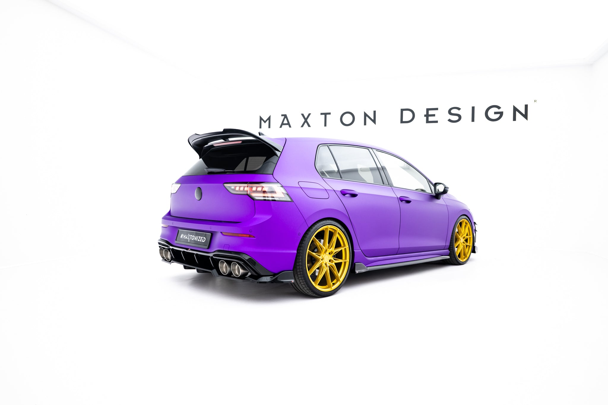 Frontspoiler Lippe, Seitenschweller, Heckdiffusor V.6 Volkswagen Golf R Hatchback MK8 Facelift