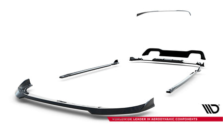 Frontspoiler Lippe, Seitenschweller, Heckdiffusor V.6 Volkswagen Golf R Hatchback MK8 Facelift