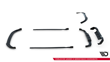 Frontspoiler Lippe, Seitenschweller, Heckdiffusor V.6 Volkswagen Golf R Hatchback MK8 Facelift