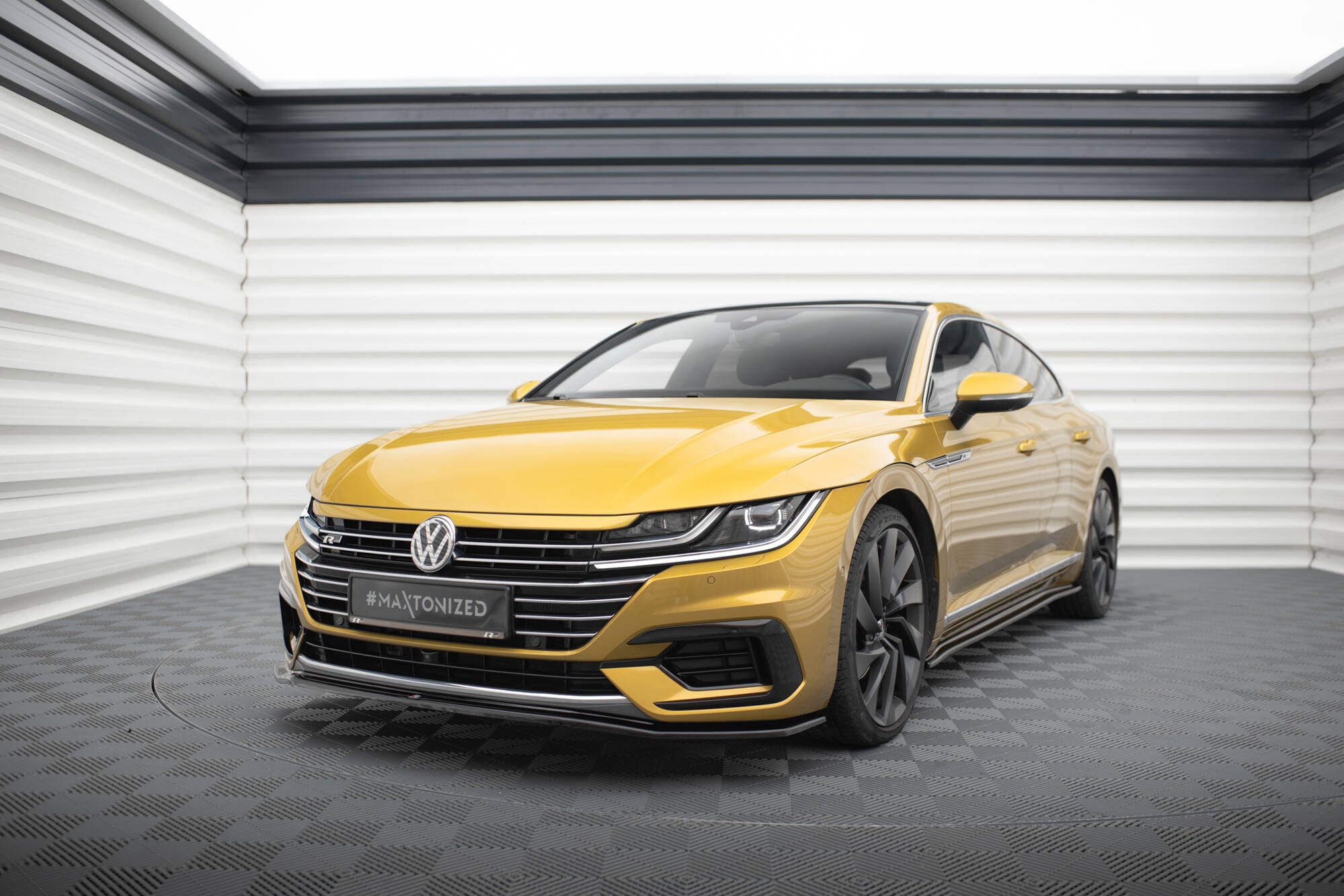 Frontspoiler Lippe, Seitenschweller, Heckdiffusor Satz Volkswagen Arteon R-Line 2017-2020