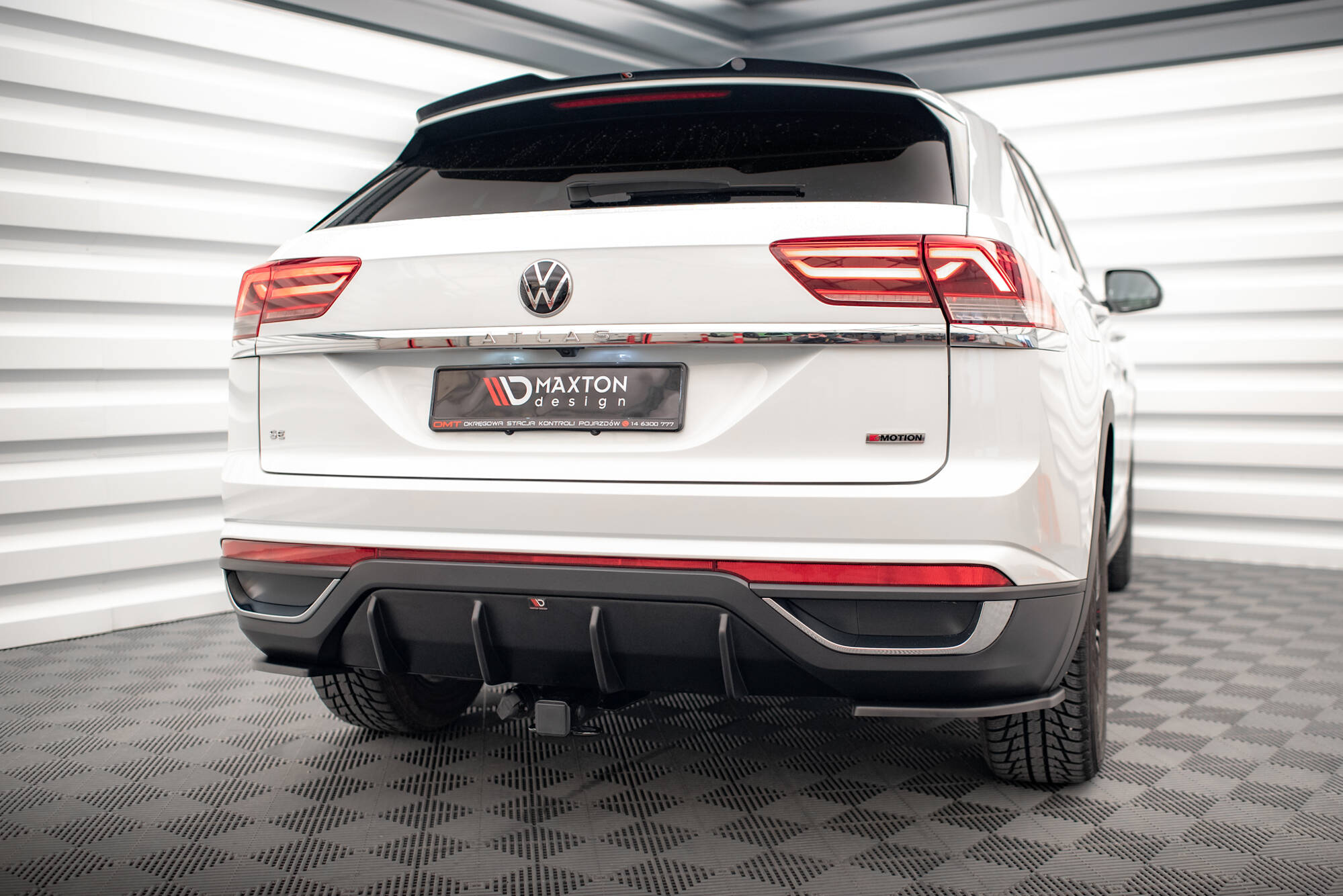 Frontspoiler Lippe Volkswagen Atlas Cross Sport, Seitenschweller Volkswagen Atlas Cross Sport, Heckdiffusor Volkswagen Atlas Cross Sport
