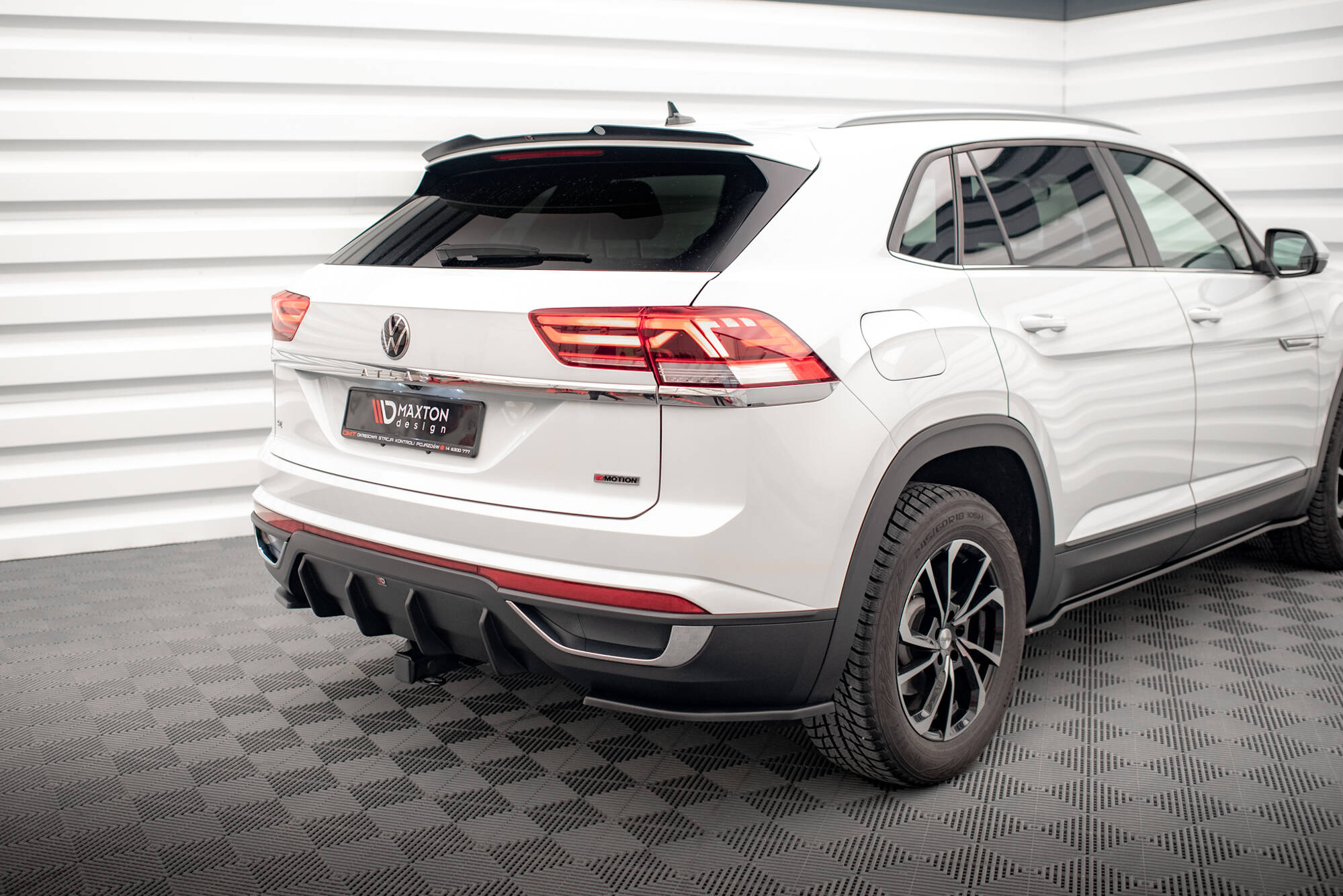Frontspoiler Lippe Volkswagen Atlas Cross Sport, Seitenschweller Volkswagen Atlas Cross Sport, Heckdiffusor Volkswagen Atlas Cross Sport