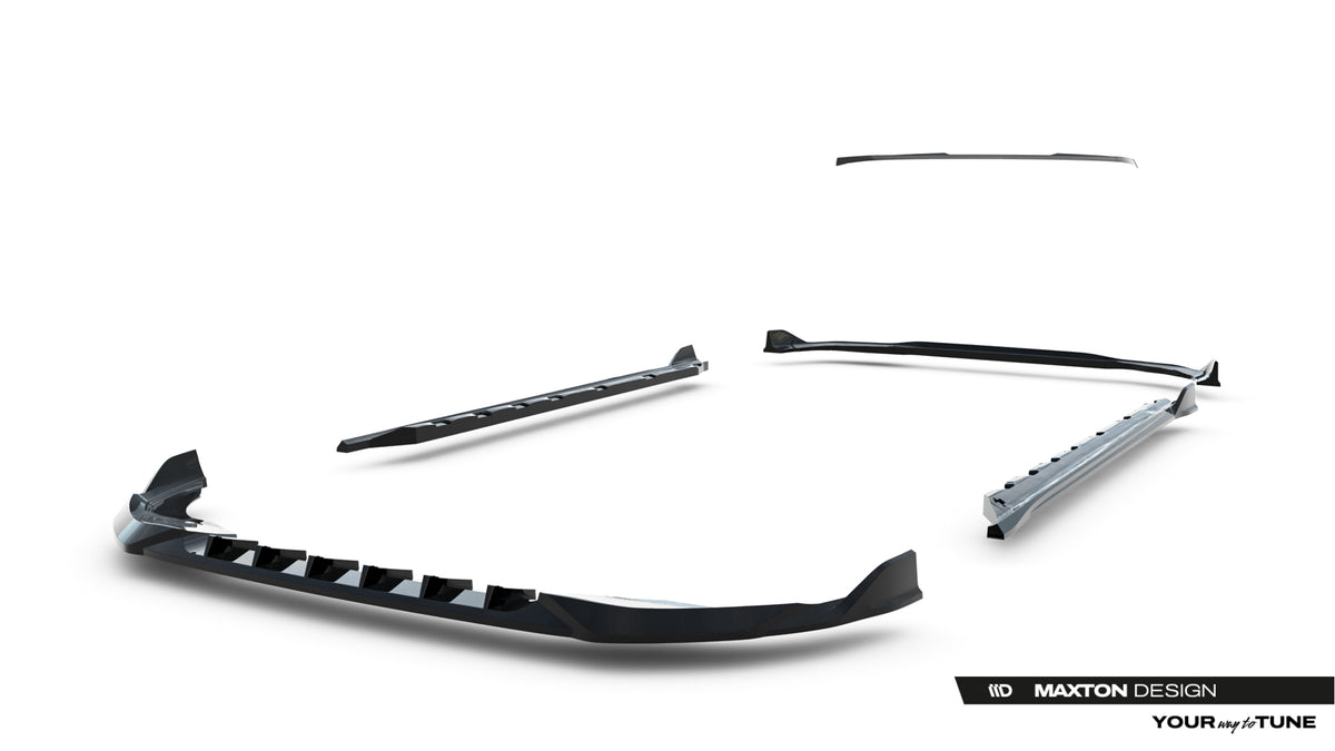 Frontspoiler Lippe, Seitenschweller, Heckdiffusor Volkswagen Golf Hatchback MK8 Facelift