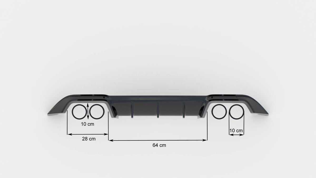 Frontspoiler Lippe Volkswagen Golf R Mk7