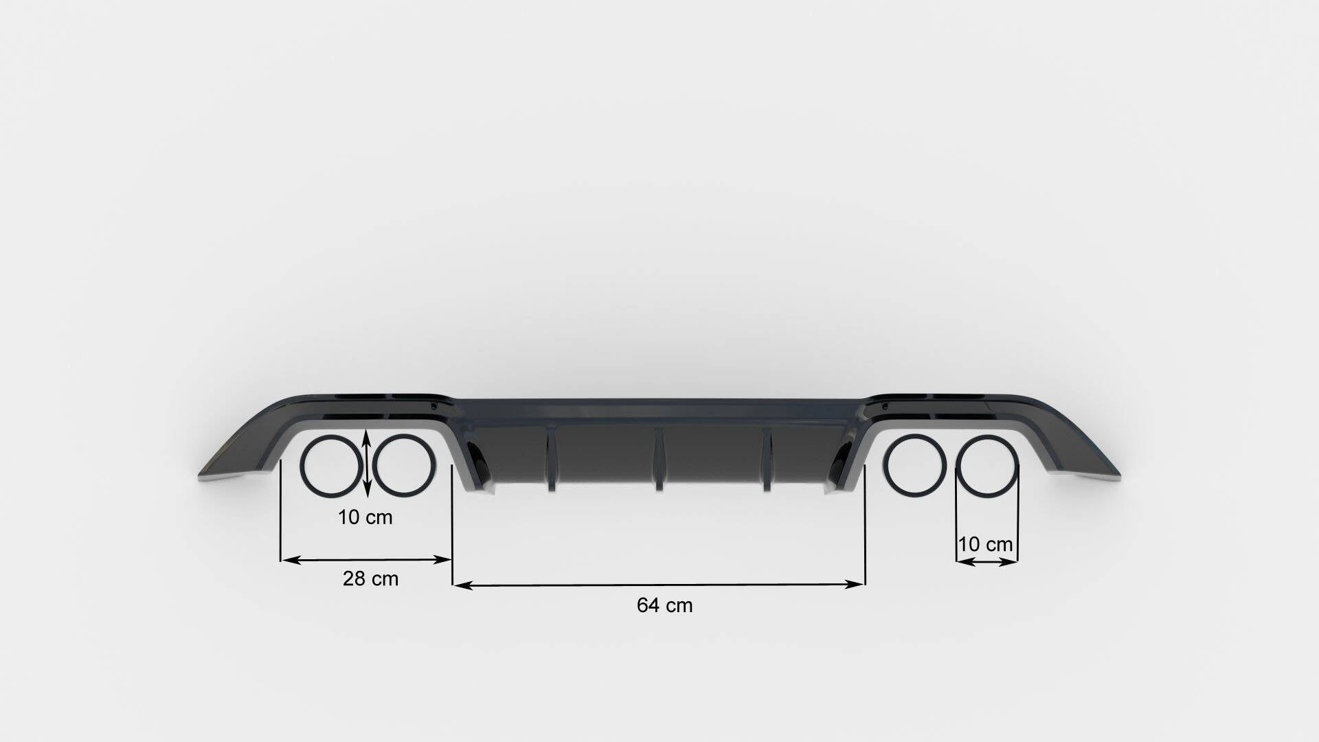 Frontspoiler Lippe Volkswagen Golf R Mk7