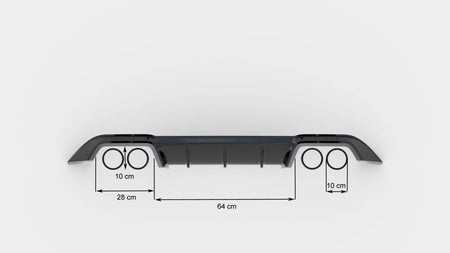 Frontspoiler Lippe Volkswagen Golf R Mk7