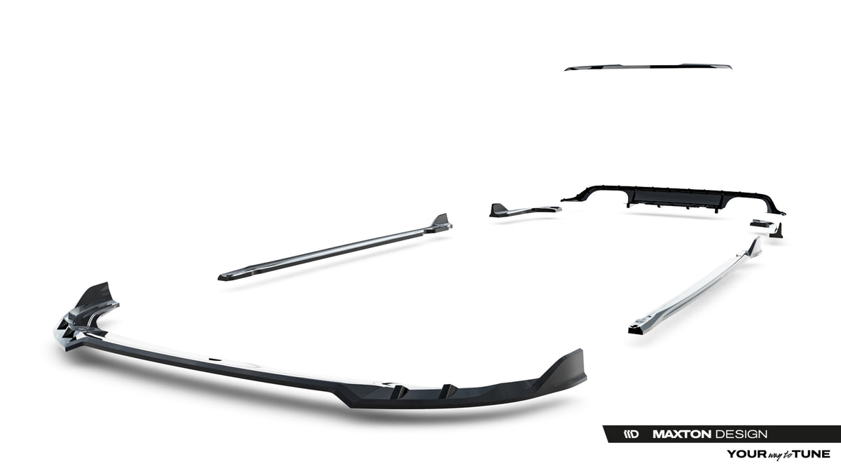Frontspoiler Lippe, Seitenschweller, Heckdiffusor Volkswagen Golf R Variant MK8 Facelift