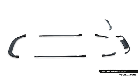 Frontspoiler Lippe, Seitenschweller, Heckdiffusor Volkswagen Golf R Variant MK8 Facelift