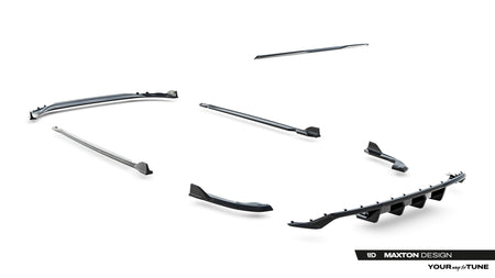 Frontspoiler Lippe, Seitenschweller, Heckdiffusor Volkswagen Golf R Variant MK8 Facelift