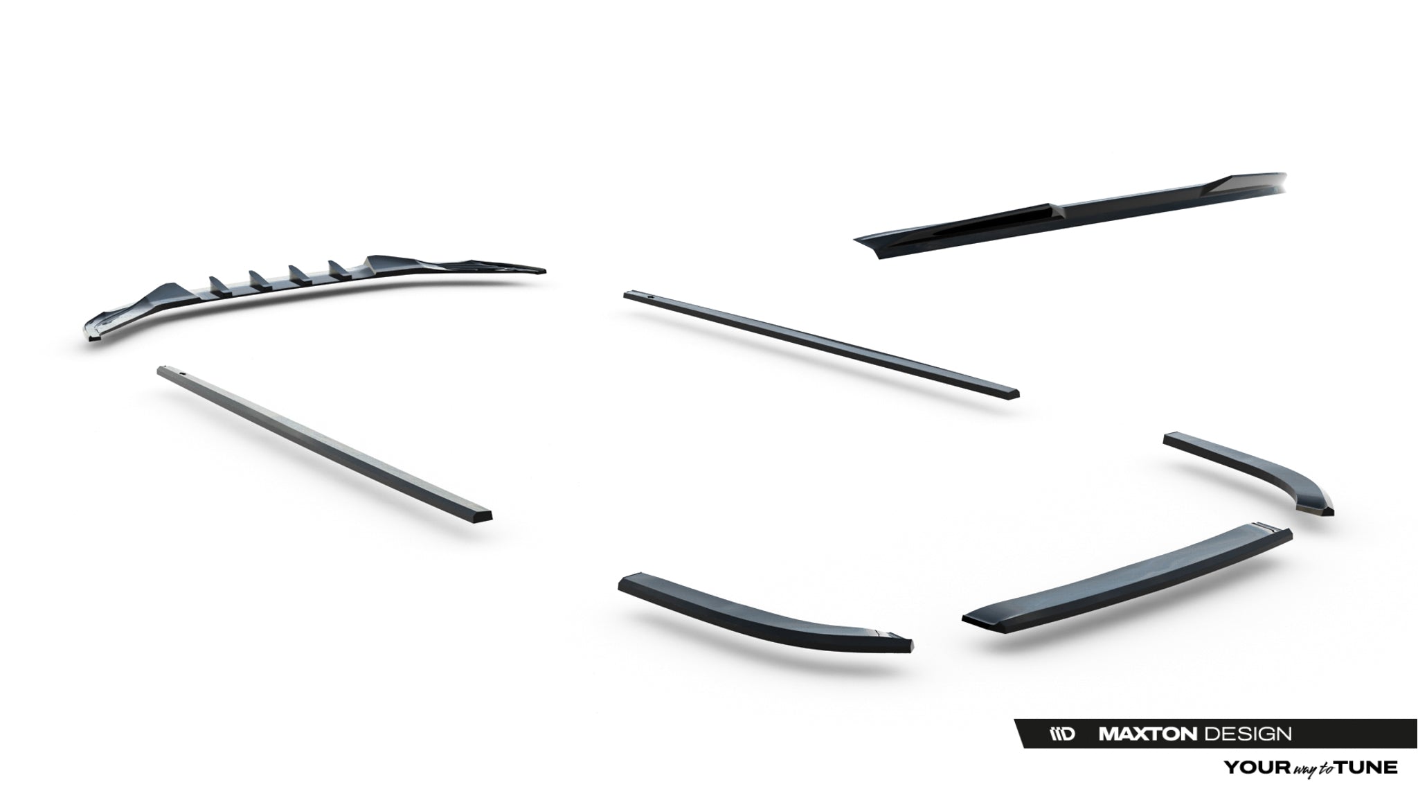 Frontspoiler Lippe, Seitenschweller, Heckdiffusor Volkswagen Jetta GLI MK7 Facelift 2