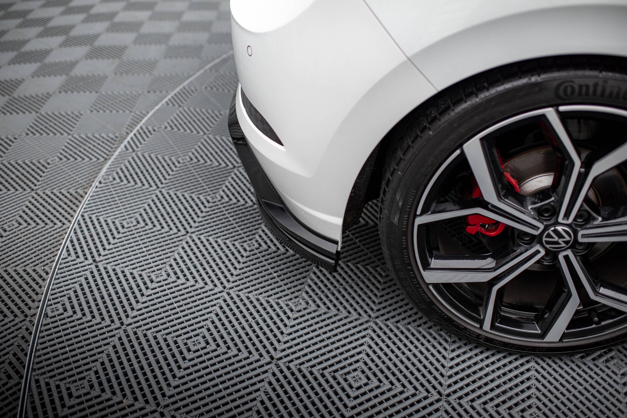 Frontspoiler Lippe, Seitenschweller und Heckdiffusor Satz Volkswagen Polo GTI Mk6 Facelift