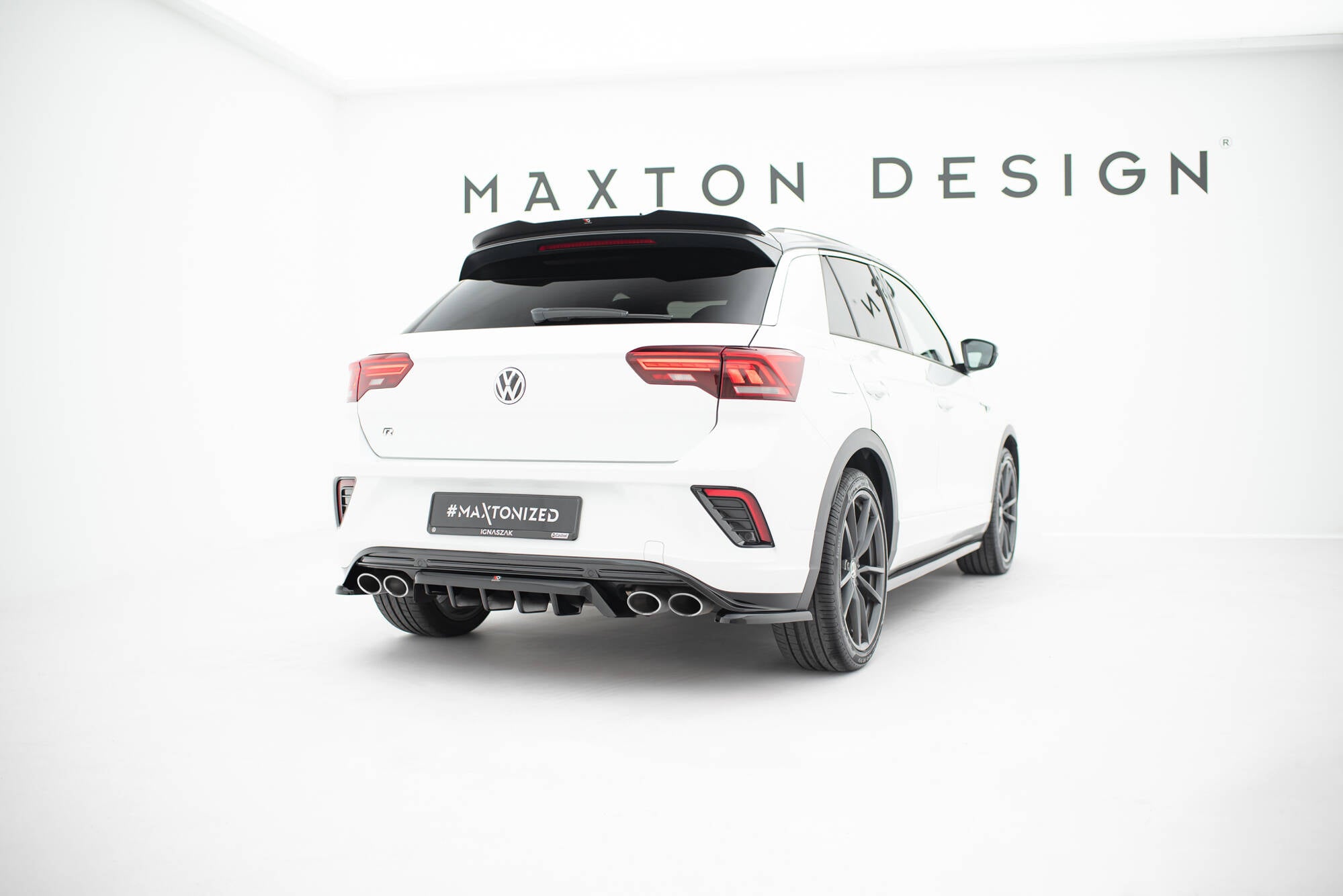 Frontspoiler Lippe, Seitenschweller, Heckdiffusor, Heckseiten Flaps Volkswagen T-Roc R Mk1