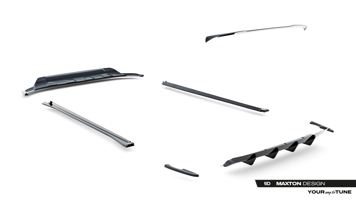 Frontspoiler Lippe, Seitenschweller, Heckdiffusor Volkswagen Touareg R-Line MK3