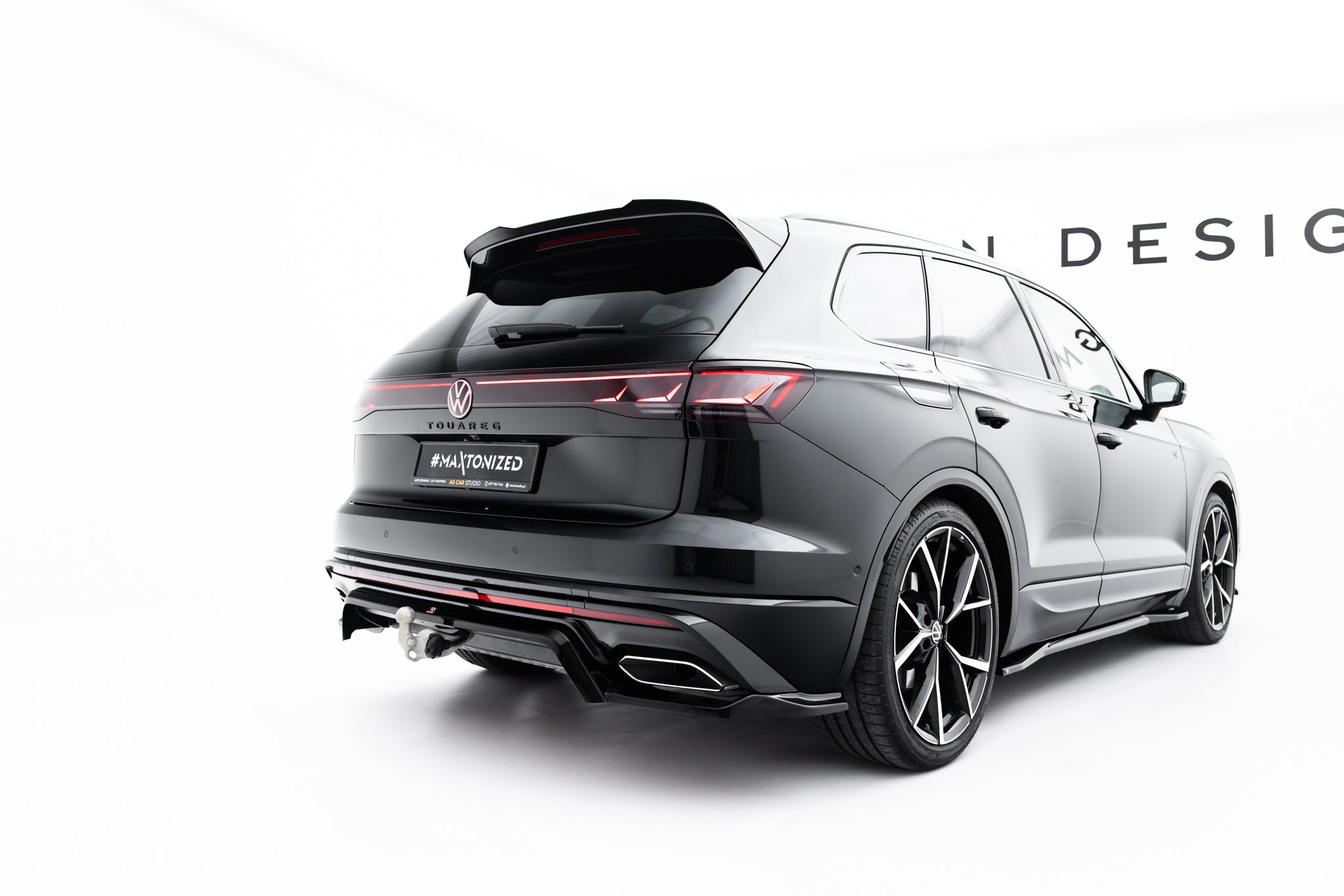 Frontspoiler Lippe, Seitenschweller, Heckdiffusor Volkswagen Touareg R-Line MK3 Facelift