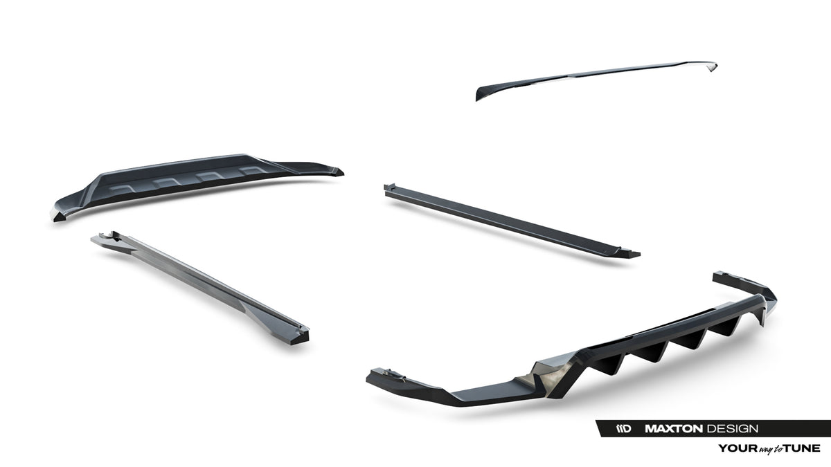 Frontspoiler Lippe, Seitenschweller, Heckdiffusor Volkswagen Touareg R-Line MK3 Facelift