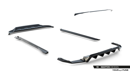 Frontspoiler Lippe, Seitenschweller, Heckdiffusor Volkswagen Touareg R-Line MK3 Facelift