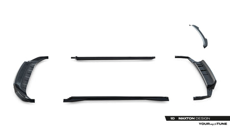 Frontspoiler Lippe, Seitenschweller, Heckdiffusor Volkswagen Touareg R-Line MK3 Facelift