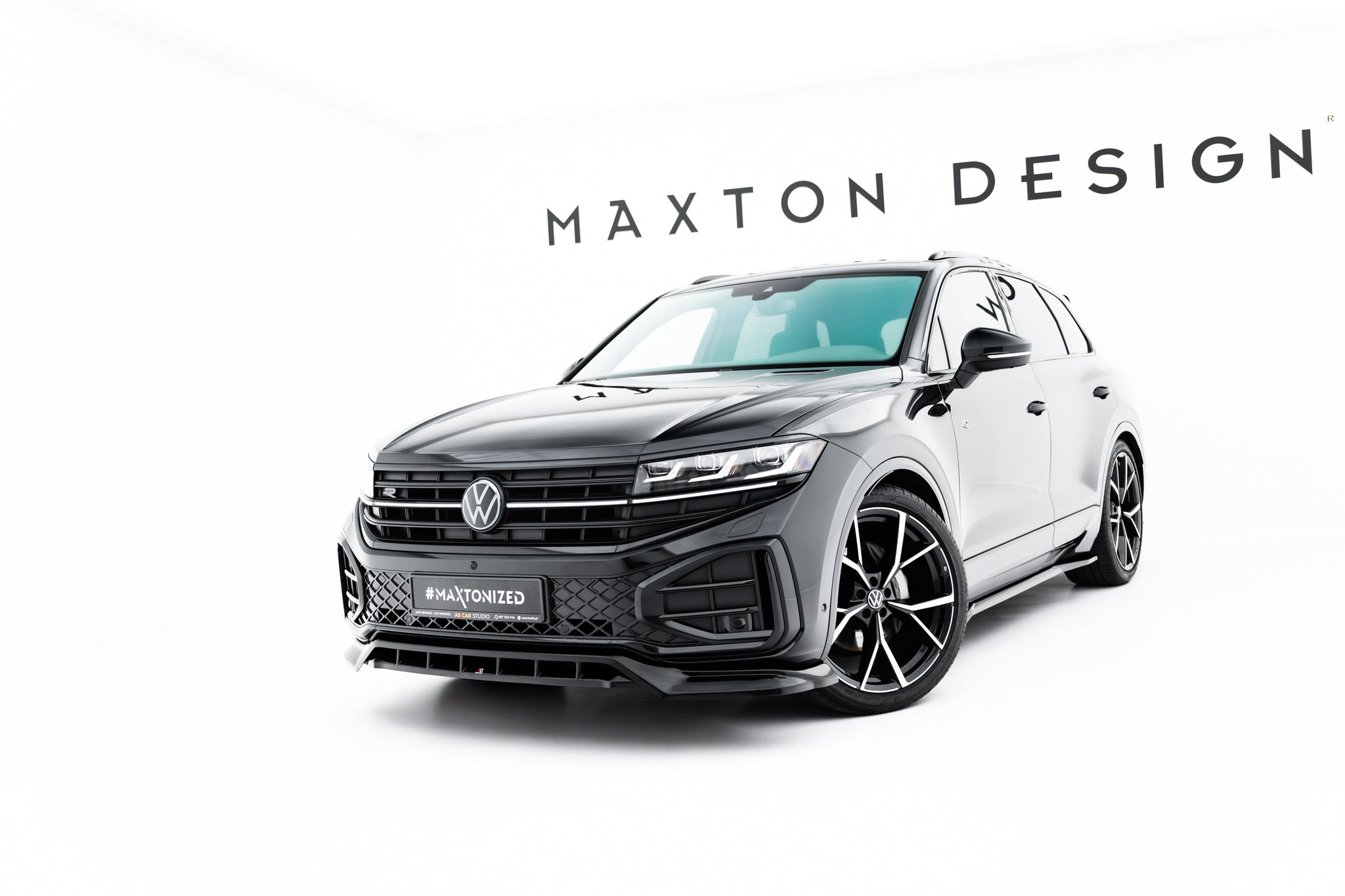 Frontspoiler Lippe, Seitenschweller, Heckdiffusor Volkswagen Touareg R-Line MK3 Facelift