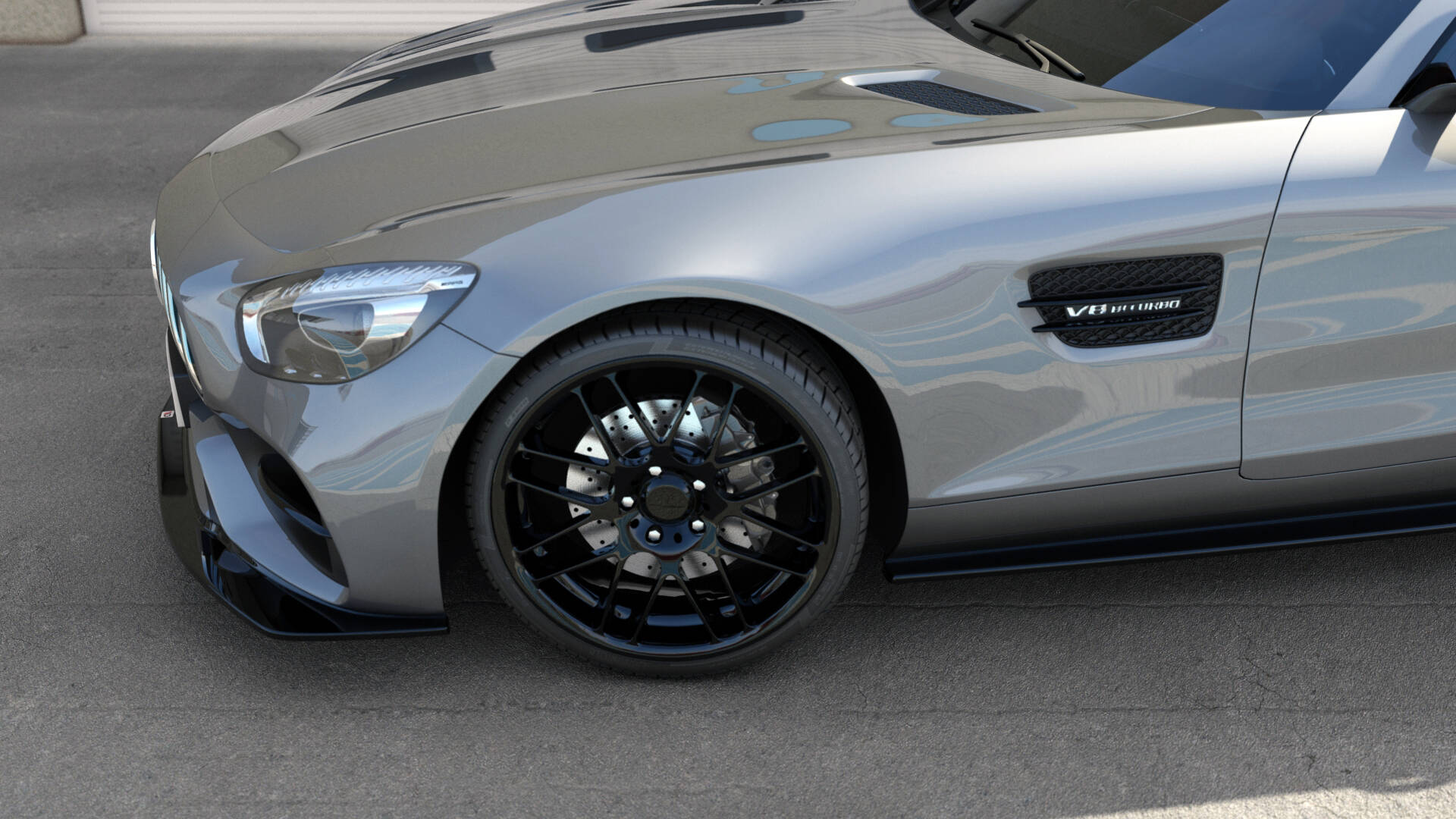 Seitenschweller Mercedes-AMG GT / GT S C190 Facelift