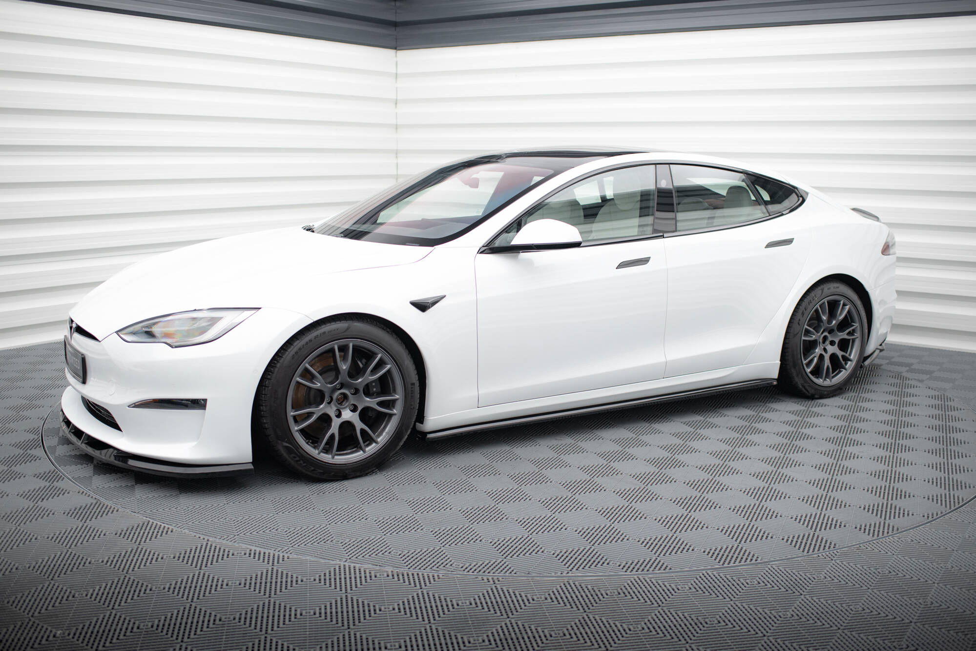 Seitenschweller V2 Tesla Model S Plaid Mk1 Facelift