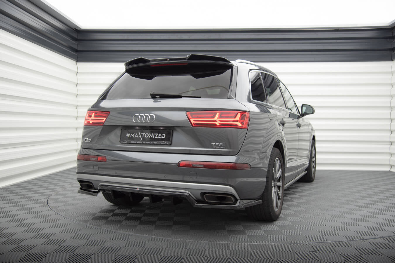 Unterer Heck Spoiler 3D Audi Q7 MK2