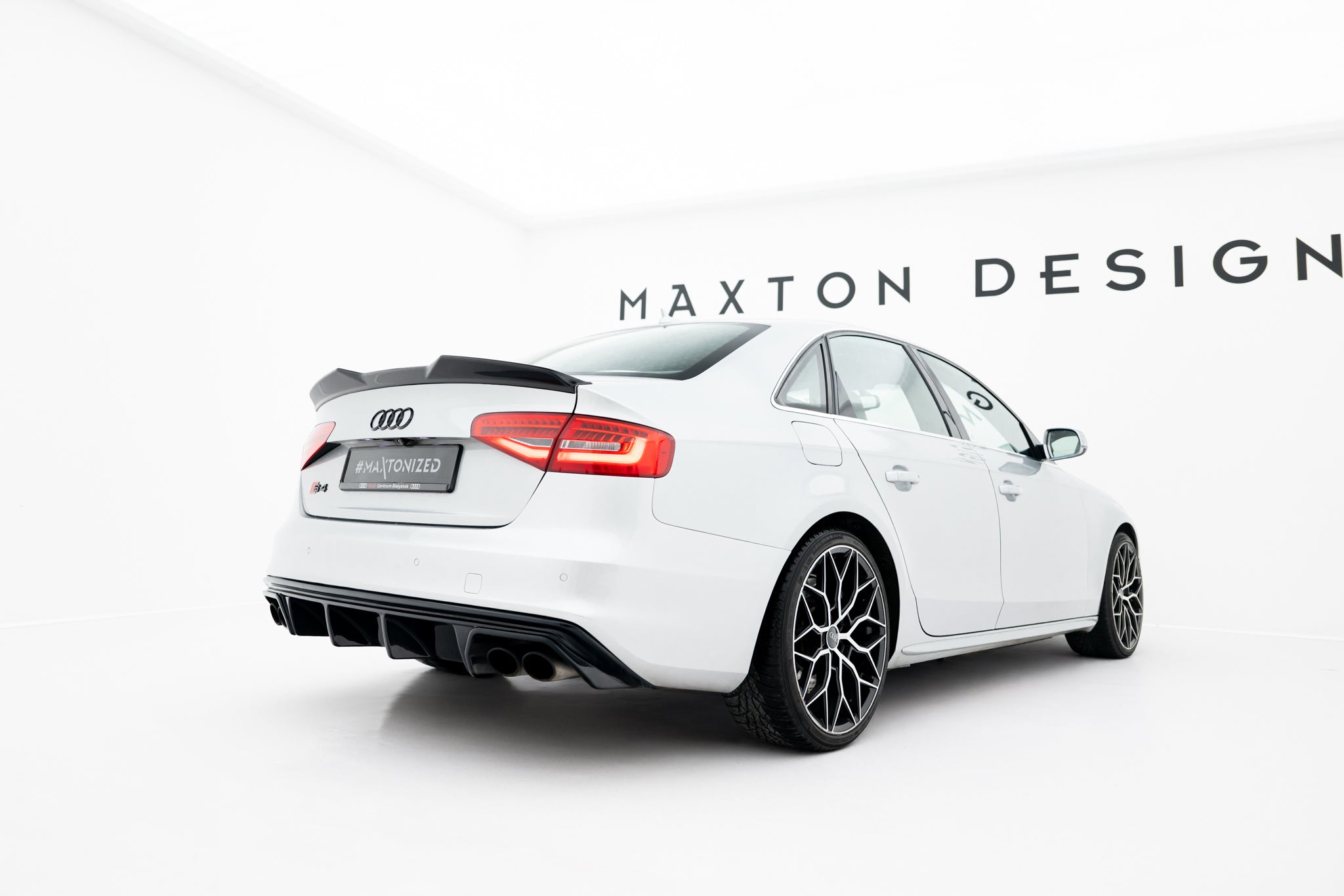 Unterer Heck Spoiler 3D Audi S4 Sedan B8 Facelift